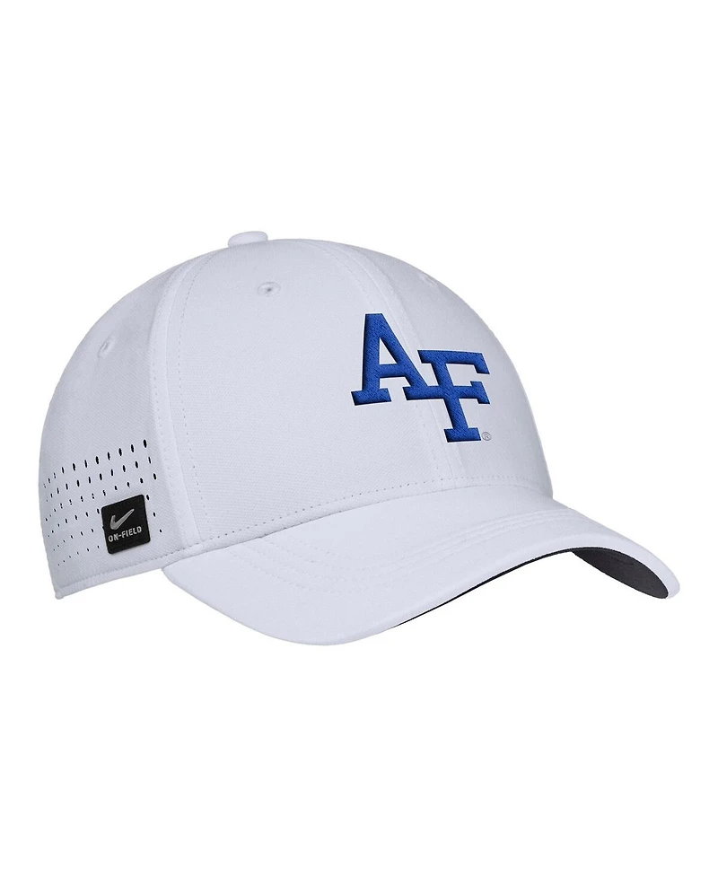 Nike Men's White Air Force Falcons 2025 On-Field Performance Flex Hat