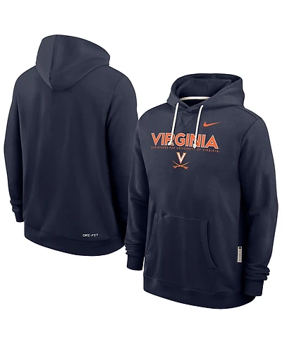 Nike Men's Navy Virginia Cavaliers 2025 Sideline Performance Pullover Hoodie