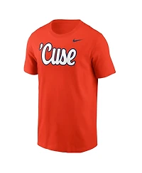 Nike Men's Orange Syracuse Script T-Shirt