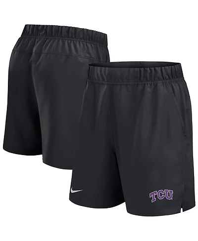 Nike Men's Black Tcu Horned Frogs Performance Victory Shorts