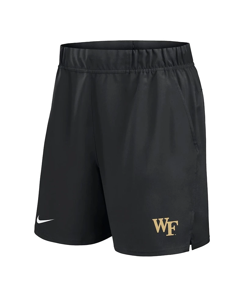 Nike Men's Black Wake Forest Demon Deacons Performance Victory Shorts