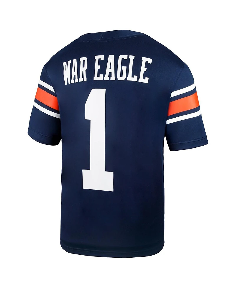 Nike Big Boys and Girls 1 Navy Auburn Tigers Untouchable Replica Game Jersey