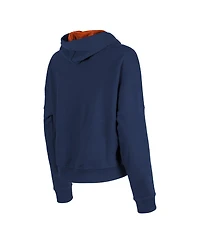 New Era Women's Navy Chicago Bears Boxy Pullover Hoodie