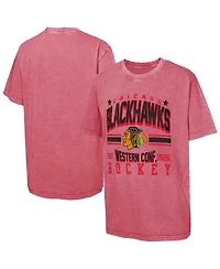 Outerstuff Big Boys and Girls Red Chicago Blackhawks Sure Short T-Shirt