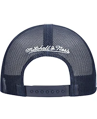 Mitchell & Ness Men's Navy Memphis Grizzlies Roper Trucker Snapback Hat