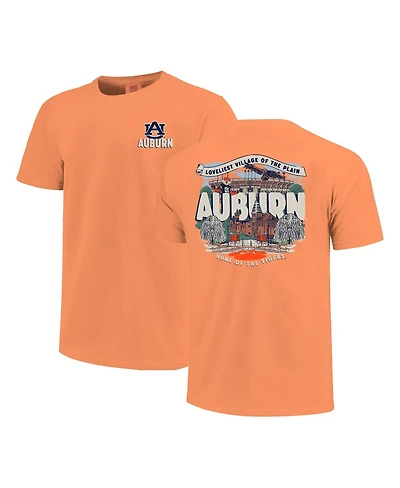 Image One Big Boys and Girls Orange Auburn Tigers Comfort Colors Hyperlocal Campus Scene T-Shirt