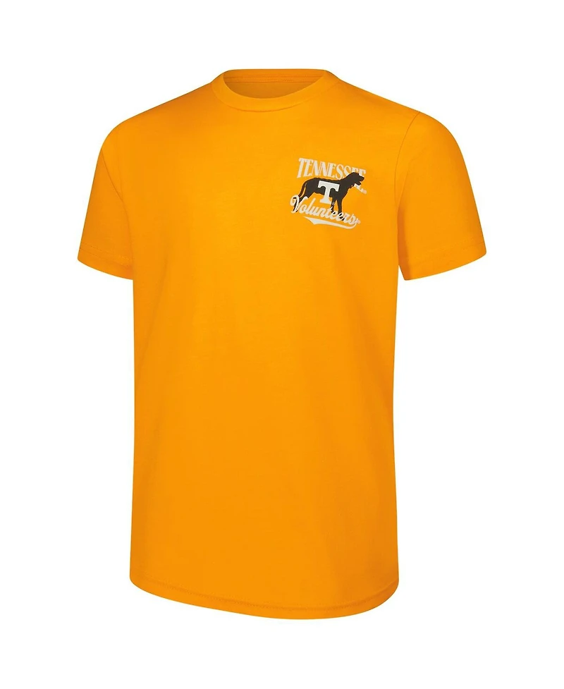 Image One Big Boys and Girls Tennessee Orange Volunteers Mascot State Bridge Premium Hyperlocal T-Shirt