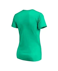 Image One Women's Green Miami Hurricanes Repeat Slogan Boyfriend T-Shirt