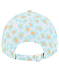 New Era Girls Toddler White Miami Dolphins Active Leopard 9TWENTY Adjustable Hat