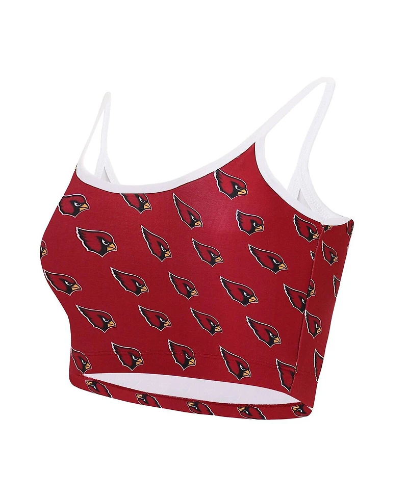 Concepts Sport Women's Cardinal Arizona Cardinals Gauge Lounge Bralette