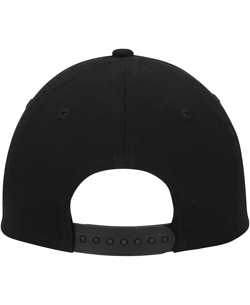 New Era Big Boys and Girls Black New Orleans Saints Outline 9FORTY Adjustable Hat