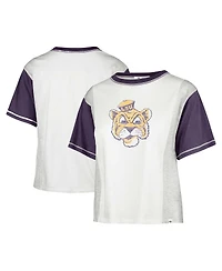 '47 Brand Women's White Lsu Tigers Vault Premier Tilda T-Shirt