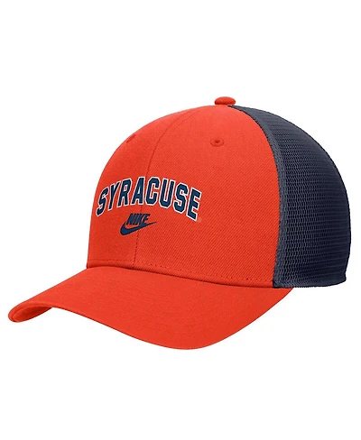 Nike Men's Orange Syracuse Orange Vintage Arch Rise Performance Trucker Adjustable Hat