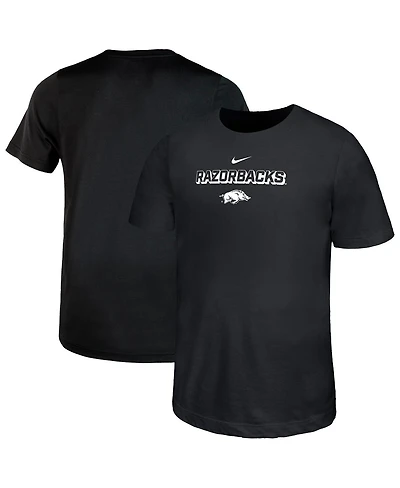 Nike Big Boys and Girls Black Arkansas Razorbacks Legend Performance T-Shirt
