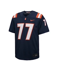 Nike Big Boys and Girls 50 Navy Illinois Fighting Illini Untouchable Replica Game Jersey