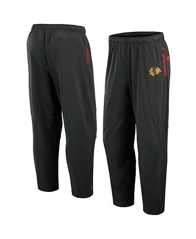 Fanatics Men's Black Chicago Blackhawks Authentic Pro Rink Pants