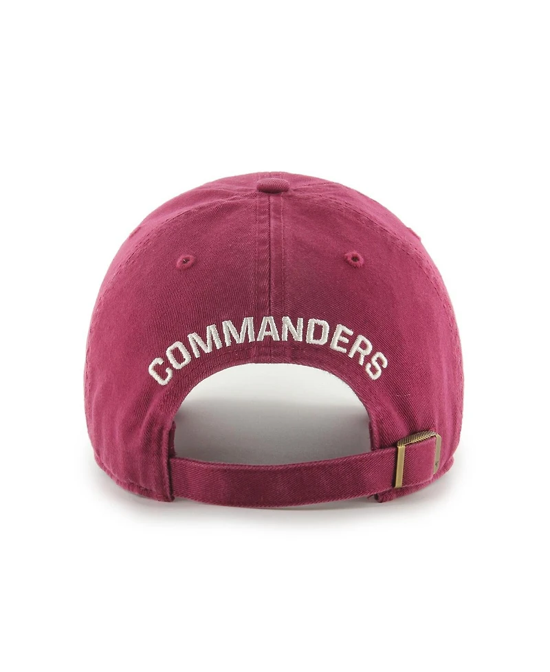 '47 Brand Women's Burgundy Washington Commanders Finley Clean Up Adjustable Hat