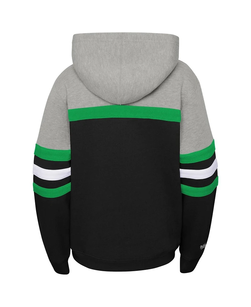 Mitchell & Ness Big Boys and Girls Black Philadelphia Eagles Throwback Head Coach Pullover Hoodie