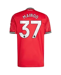 Adidas Men's Kobbie Mainoo Red Manchester United Home 2025/26 Replica Player Jersey