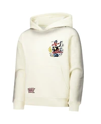 Freeze Max Big Boys and Girls Cream Looney Tunes Hot Rod Daffy Pullover Hoodie