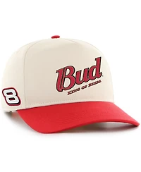 '47 Brand Men's Natural/Red Dale Earnhardt Jr. Budweiser Hitch Adjustable Hat