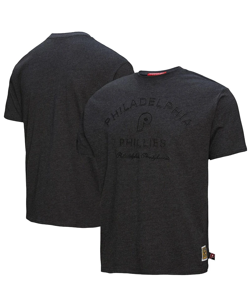 Mitchell & Ness Women's Black Philadelphia Phillies Boyfriend T-Shirt