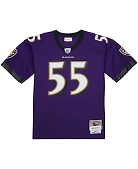 Mitchell & Ness Men's Terrell Suggs Purple Baltimore Ravens 2003 Legacy Replica Jersey