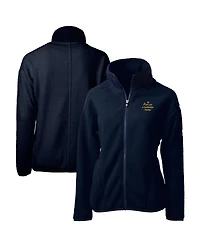 Cutter & Buck Women's Navy Notre Dame Fighting Irish Play Like A Champion Today Cascade Eco Sherpa Fleece Full-Zip Jacket