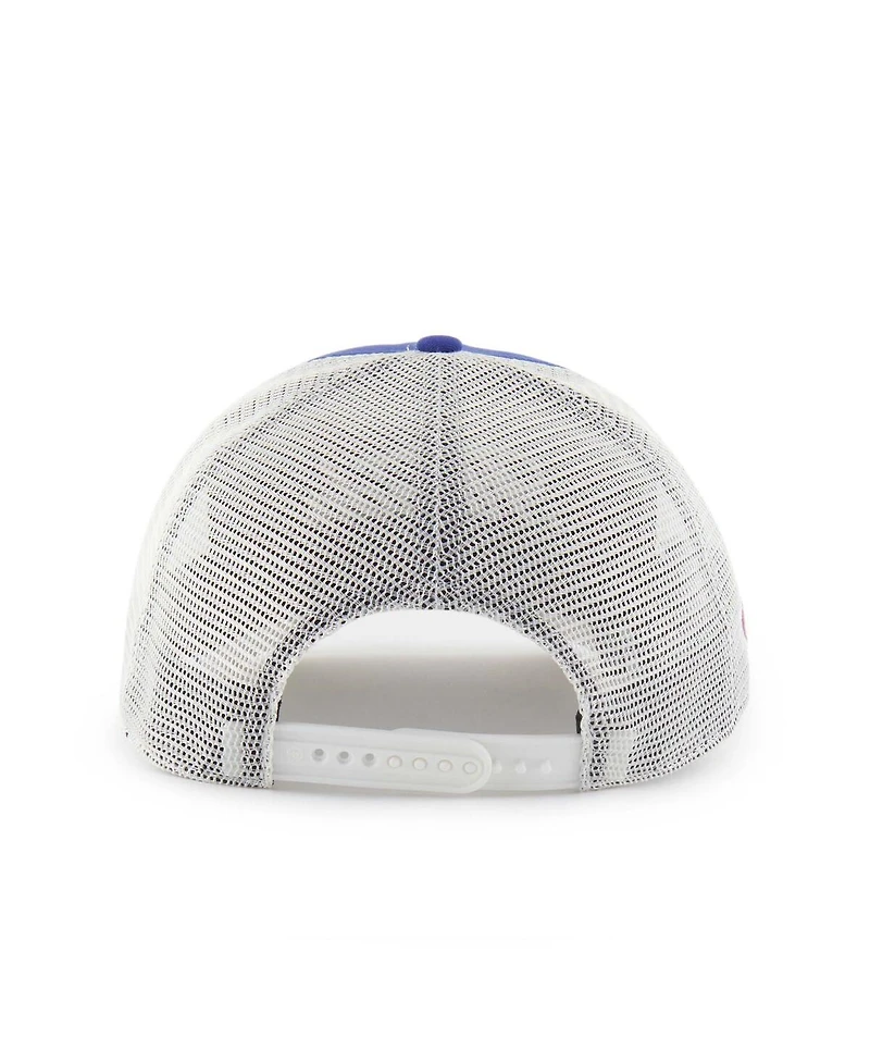 '47 Brand Men's and Women's Royal Kansas Jayhawks Contemporary Basics Foundation Trucker Hitch Adjustable Hat