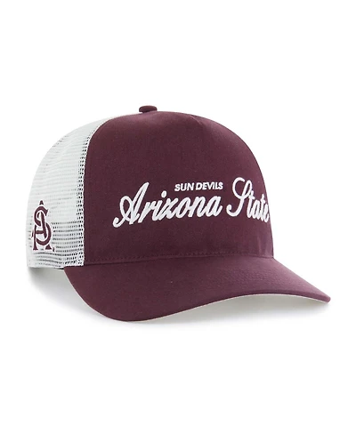 '47 Brand Men's and Women's Maroon Arizona State Sun Devils Contemporary Basics Foundation Trucker Hitch Adjustable Hat