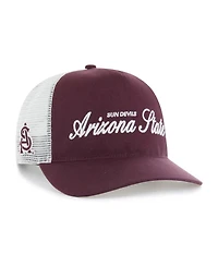 '47 Brand Men's and Women's Maroon Arizona State Sun Devils Contemporary Basics Foundation Trucker Hitch Adjustable Hat