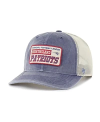 '47 Brand Men's Navy New England Patriots Canteen Relaxed Trucker Adjustable Hat