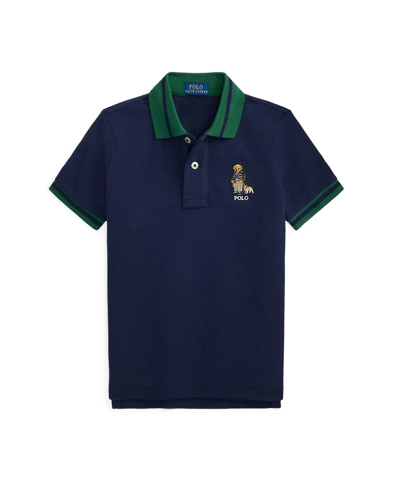 Polo Ralph Lauren Toddler and Little Boys Bear Mesh Shirt