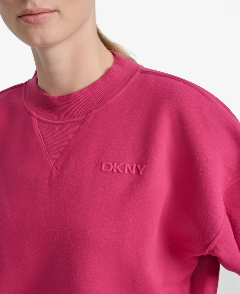 Dkny Women's Crew Neck Long Sleeves Top