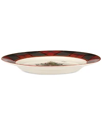 Spode Christmas Tree Tartan Salad Plate, 8"