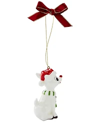 Spode Christmas Tree Rudolph with Hat & Scarf Ornament