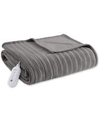Premier Comfort Heated Textured Fleece Blanket