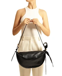Arezzo Fleur Large Leather Crossbody