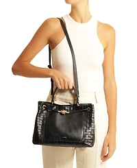 Arezzo Delphine Large Leather Shopping Bag