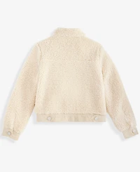 Jou Girls 4-8 Center-Front Button Jacket