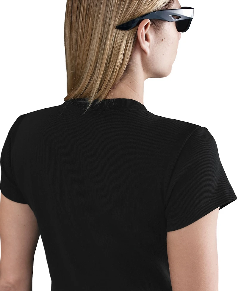 Nike Sportswear Women's Tight Ribbed Short Sleeve T-Shirt