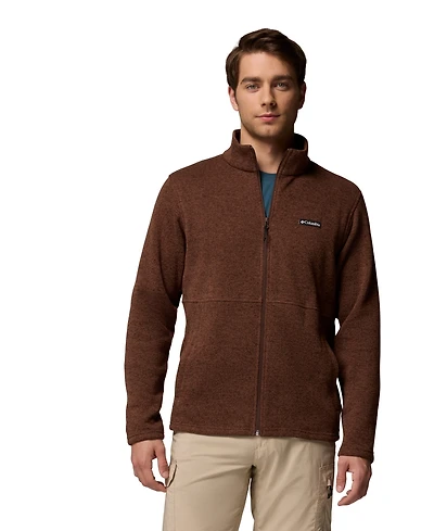 Columbia Men's Alto Pass Textured Knit Sweater Fleece Zip-Front Jacket