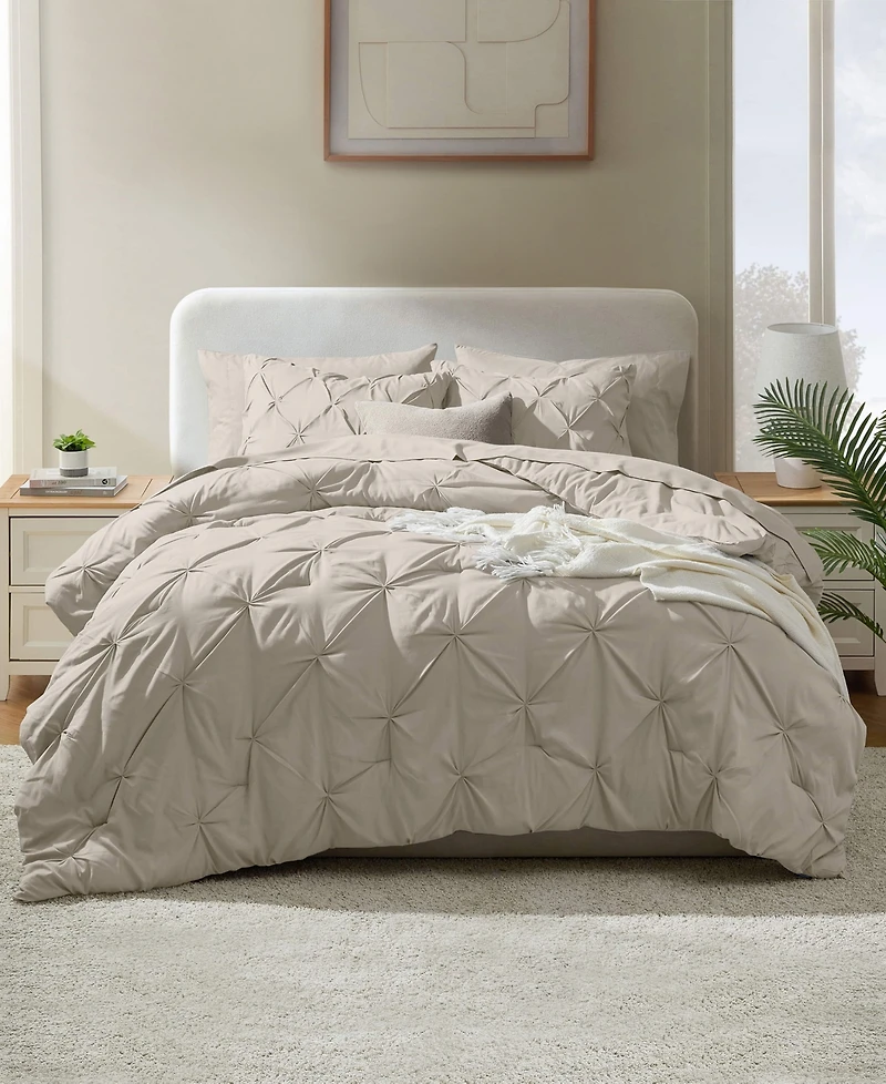 Nestl Luxury Soft Pinch Pleat -Pc. Comforter Set