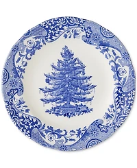 Spode Blue Italian Christmas Salad Plates, Set of 4