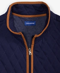 Club Room Men's Quilted Full-Zip Mock Neck Sweatshirt, Macy's Exclusive