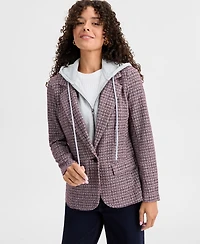 Liverpool Los Angeles Women's Boyfriend-Fit Layered-Look Blazer