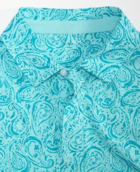 Club Room Men's Short Sleeve Paisley Pima Cotton Polo Shirt, Macy's Exclusive