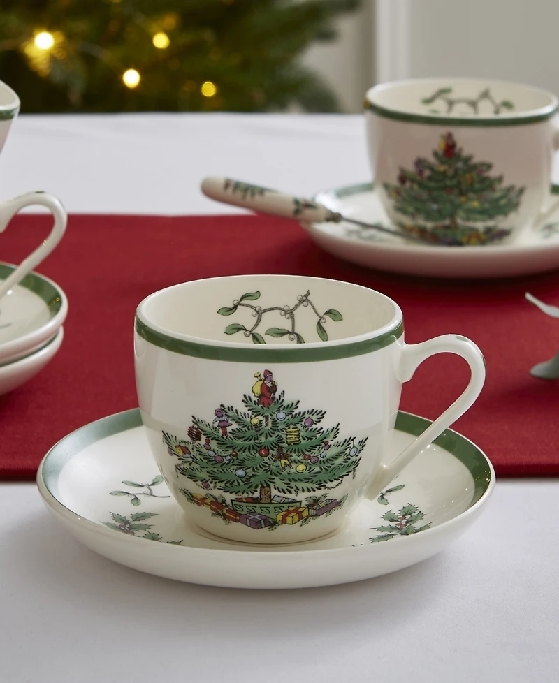Spode Christmas Tree Teacup & Saucer