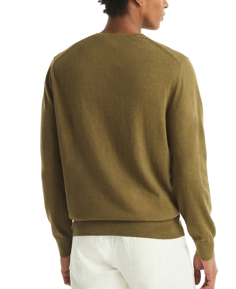 Nautica Men's Navtech Performance Classic-Fit Soft V-Neck Sweater