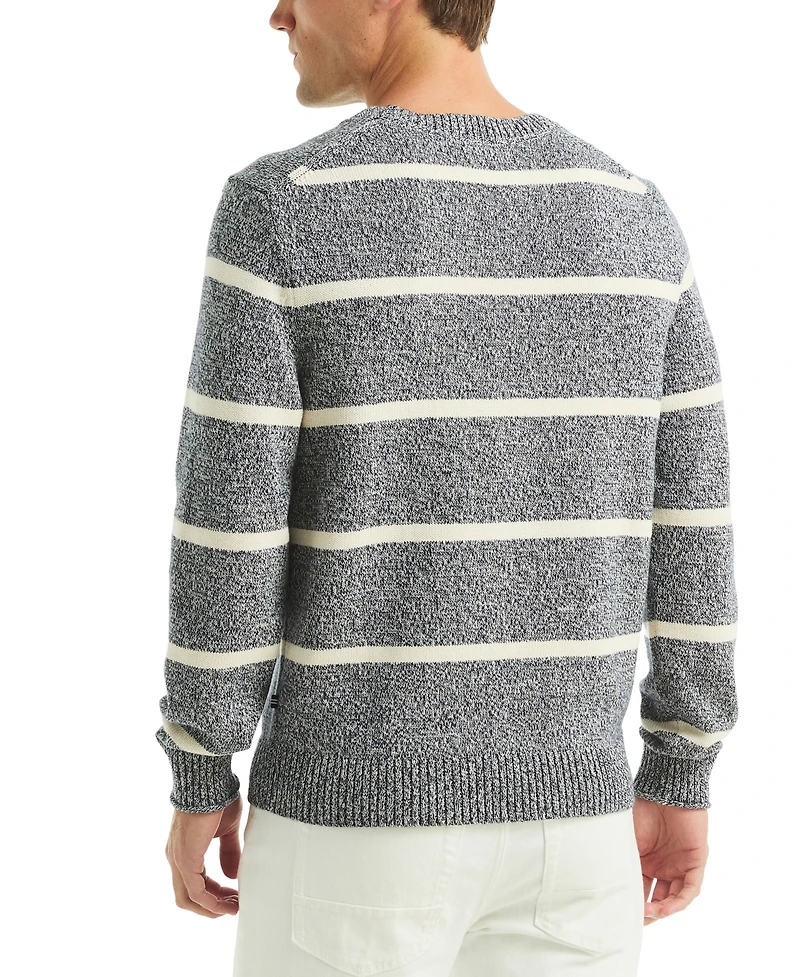 Nautica Men's Striped Crewneck Sweater